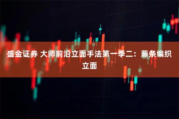 盛金证券 大师前沿立面手法第一季二：藤条编织立面